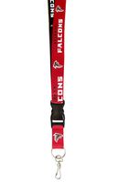 Pro Specialties Group NFL Atlanta Falcons Two-Tone Lanyard, Red/Black, One Size