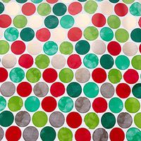 JAM PAPER Industrial Size Bulk Wrapping Paper Rolls - Holiday Watercolor - 1/2 Ream (1042.5 Sq Ft) - Sold Individually