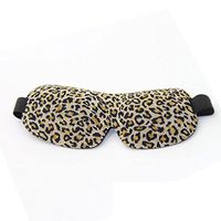 Eye Mask, Iuhan 3D Eye Mask Shade Cover Rest Sleep Eyepatch Blindfold Shield Travel Sleeping Aid (Leopard Print)