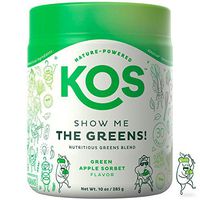 KOS Organic Greens Powder Apple 30 Servings