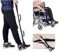 Leg Lifter Strap-Rigid Foot Lifter & Hand Grip,Ideal for Adult,Senior, Elderly, Handicap, Disability Or Recovery-Use for Wheelchair, Hip & Knee Replacement, Bed Or Car