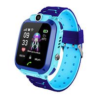 Kids Smart Watch Phone, IP67 Waterproof LBS Tracker Smartwatch for Kids Anti-Lost Two-Way Calling Touch Screen Mobile Phone for Girls Boys, SOS Sim Card with Camera, Games Birthday Gifts