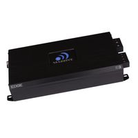Massive Audio E3 - Car Audio 2,800 Watt Nano Edge Series, Monoblock Car Amplifier, Bass Boost, 1 Ohm Stable
