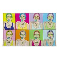 Ooze - Shatter Resistant Premium Glass Rolling Tray - (10.5x6.5x1) - Candy Shop (Medium) - Indestructible Rolling Tray