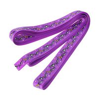 ROSENICE Pattern Ribbon Printing Ribbon for Halloween Decoration Gift Wrapping(0549-Purple)