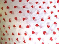 VALENTINE RED HEAR-LOVE TISSUE PAPER