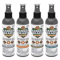 Ranger Ready Insect Repellent with 20% Picaridin Mist Spray Bottle, Scent Zero, Ranger Orange, Amber and Night Sky Scent, 5 Ounce, Pack of 4…