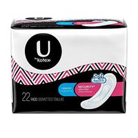 Kotex Security Ultra Thin Pads, Regular, Soft Touch, 22 Count Each (8)