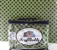 'NUGGLEBUDDY Microwavable Moist Heat & Aromatherapy Organic Rice Pack. Olive Green Dot Fabric with SPEARMINT EUCALYPTUS Aromatherapy. The Perfect Gift!