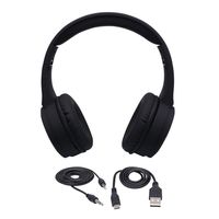 Wireless Headphones Stereo Gaming Headset for PS4, PC, Xbox One Controller, Noise Cancelling Headphones, Bass Surround, Laptop Soft Memory Headphones (Black)