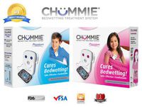 Chummie Premium Bedwetting Alarm for Deep Sleepers - Award Winning, Clinically Proven System with Loud Sounds, Bright Lights and Strong Vibrations, Pink