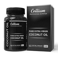 Coconut Oil Softgel Capsules Supplement - IMPROVE Cholesterol Levels | INCREASE Energy & REVITALIZE Hair ,Skin & Nails - Extra Virgin | Unrefined and Rich in MCT s Vitamin