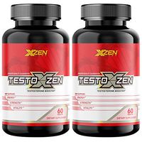 XZEN - Testoxzen Supplement Pills for Men, Natural Energy, Strength and Vitality, Increase Natural T Levels, Lean Muscle - 60 Tablets - 2 Pack