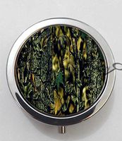 BlackKey Tree Camo 3-Compartment Decorative Pocket Gift Box Case Organizer for Pill, Color 1 -1043