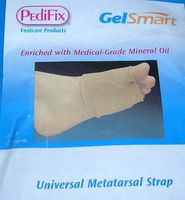 Pedifix GelSmart Mgel Universal Metatarsal Strap Uncovered Gel Large/X-Large Right
