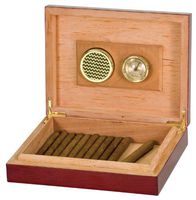 Rosewood Piano Finish Humidor with Hygrometer
