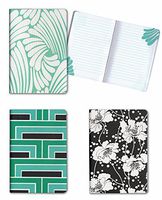 Set of 3 Florence Broadhurst Pocket Journals (Spot Floral) - 96 Lined Pages in Each Notebook - 4.25" x 6.125" Notepad Size