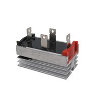 Taiss / 50A 1000V Single Phase Aluminum Heatsink Diode Bridge Rectifier (Warranty 1 Years) QL50A