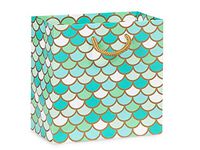 Printed Paper Gift Bags - Mermaid Paradise - Jewel - 10 Pack