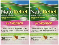 NatuRelief for Women Natural Pain Relief Chewable Tablets (2 Pack)