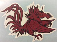 South Carolina Fighting Gamecocks, Large Premium Gamecock Decal, CORNHOLE