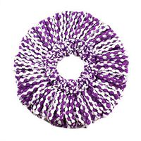 Microfiber Replacement Mop Head Refill Hurricane for 360° Spin Magic Mop Anti-Abrasive Microfibers Round Roating Floor Mop Head (Purple, ONESIZE)