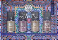 Woolzies Premium Collection Essential Oil Gift Set | Inc Vanilla, Clary Sage, Frankincense, Sandalwood 10 ML For Diffusion Internal, or Topical Use