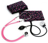 Prestige Medical A2-prb Sprague / Sphygmomanometer Kit With Carrying Case Pink Ribbon Black