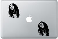 Bob Marley Silhouette ArcDecals78601538 Set Of Two (2x) , Decal , Sticker , Laptop , Ipad , Car , Truck