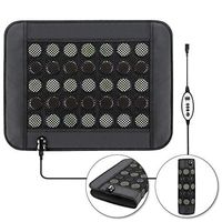 YTS Infrared Heating pad,Far Infrared& Jade Heating Pad Electric Mat For Back& Neck Shoulder Pain ,Temperature and time adjustable Auto Shut Off—Heating Pad