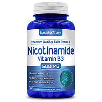 NasaBeahava Nicotinamide 500mg (180 Veggie Capsules) Vitamin B3 - NAD Booster to Support NAD, Anti Aging DNA Repair, Skin Cell Health & Energy, (Niacinamide Flush Free)