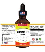 Vitamin D3 Liquid Drops Supplement - Exceptional D3 Vitamin Drops 5000 IU