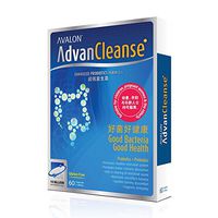 Avalon™ AdvanCleanse Probiotic Detox • 10 Billion Live Probiotic Cells + Prebiotics • GMP Certified • Suitable for Vegetarians • 60 Veggie Capsules