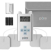 Pure Enrichment PurePulse Pro Advanced TENS Unit with LCD Display, 8 Therapy Programs, 25 Pulse Settings, Adjustable Timer and 2 Channels - Includes 3 AAA Batteries, 4 Electrode Pads and Storage Bag