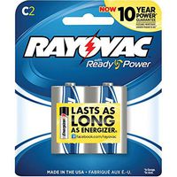 Ray-O-Vac 814-2F Rayovac Alkaline Carded C 2-Pack