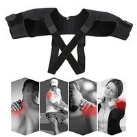 Filfeel Shoulder Support, Adjustable Breathable Shoulder Brace Correction Belt for Shoulder Posture Support (M)