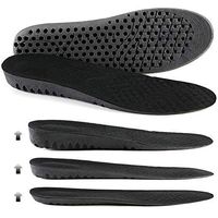Ailaka Elastic Shock Absorbing Height Increasing Sports Shoe Insoles, Soft Breathable Honeycomb Orthotic Replacement Inserts for Men & Women