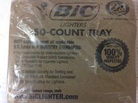 BIC Classic Lighter 50ct Tray Regular Lighter