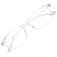 AOO Computer Blue Light Blocking Glasses for Women Men,Anti Eyestrain UV Filter Lens Lightweight Frame - 0.0 Diopter (Transparent)