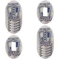 ExpressionMed - Adhesive Patch for Dexcom g5 (10-Pack) - Pre-Cut, Waterproof, Non-Fraying CGM tape (Warrior)