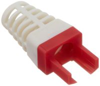 Platinum Tools 100030R-C Strain Relief for Cat6, (Red). 50/Clamshell.(Pack of 50)