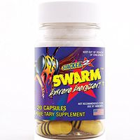 Swarm Extreme Energizer 20ct (Lot of 6 X Bottles) = 120 Capsules