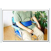 HNYG Wheelchair Seat Belt, Adjustable Bed Safety Strap for Elderly and Patients, Blue