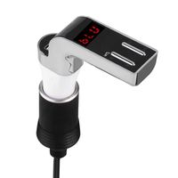 Aimik Bluetooth Car FM Transmitter, Dual USB Car Charger Wireless Bluetooth Stereo MP3 Player FM Transmitter for Android / ISO