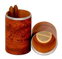 Brizard & Co. Cylinder Exotic Bubinga Cigar Humidors