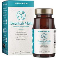 Nutri-Rich Essentials Multi for Women | Complete Daily Nutrition with Lutein for Screen Time, K2 for Bone Health, High Absorption Chelated Minerals and Sustainable Omega-3 (30 Count)