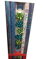 PEACOCK ~ Shimmering Blues & Greens Gift Wrap Ensemble