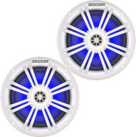 Kicker KM604WL (45KM604WL) 6-½" 2-Way Marine LED Speakers