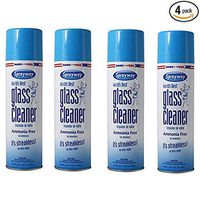Glass Cleaner Aerosol Spray, 19 oz, 4 Pack (2 Pack (8))
