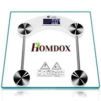 Ouyilu Square Digital LCD Glass Body Weight Home Bathroom Scale High Precision 150kg/180kg